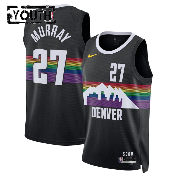 Denver Nuggets Trikot Jamal Murray Nike 2025-26 City Edition Schwarz Swingman - Kinder Denver Nuggets Trikot Jamal Murray Nike 2025-26 City Edition Schwarz Swingman - Kinder